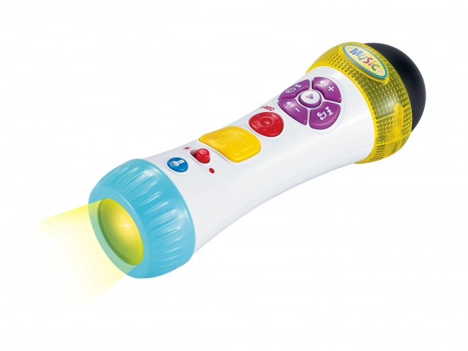 Mikrofon z efektami świetlnymi 20 cm