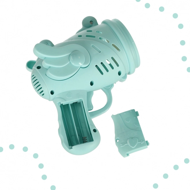 Pistolet do baniek z skrzydłami niebieski