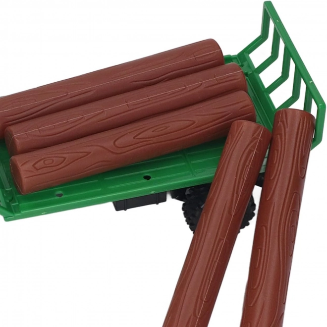 Traktor z przyczepą zdalnie sterowany 1:24