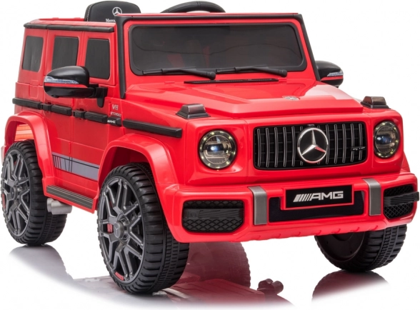 Dziecięcy samochód na akumulator Mercedes G63 czerwony