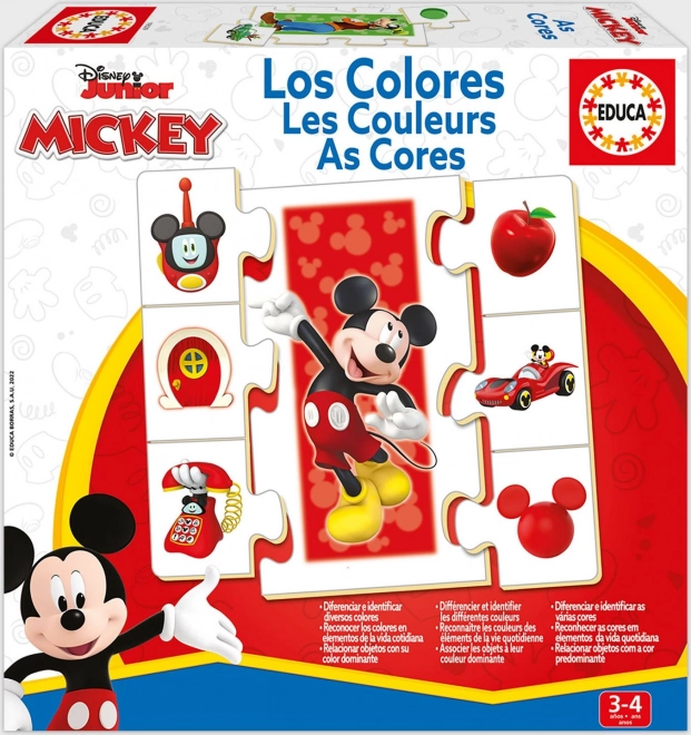 Educa puzzle Miki i przyjaciele – uczymy się kolorów 6×7 elementów
