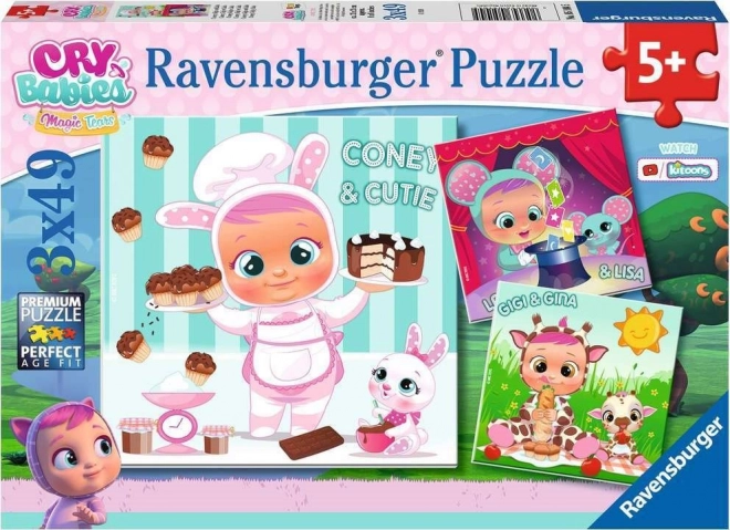 Puzzle RAVENSBURGER Cry Babies Magic Tears 3×49 elementów