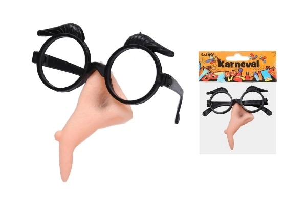 Zestaw karnawałowy - czarownica (nos + okulary)