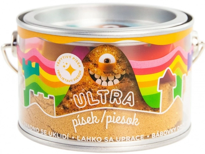 Ultra piasek z brokatem 200g - złoty