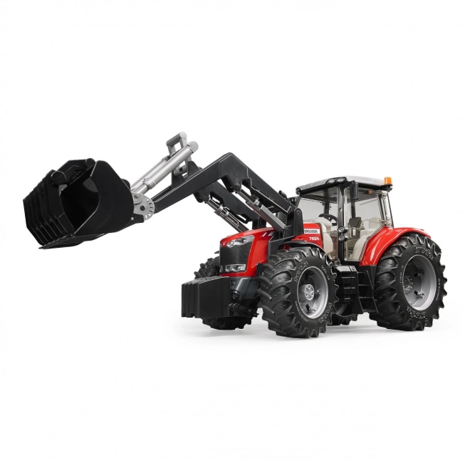 Bruder Traktor MASSEY FERGUSON 7624 z czołowym ładowaczem
