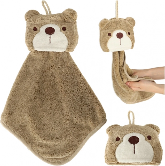 Dziecięcy ręcznik do rąk z motywem misia 42x25 cm