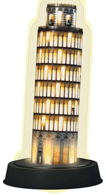 RAVENSBURGER Świecąca 3D układanka Nocna edycja Krzywa Wieża w Pizie 216 elementów