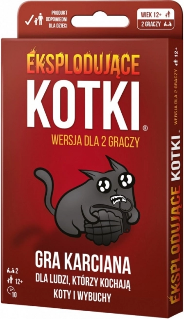 Gra karciana Exploding Kittens – wersja dla 2 graczy