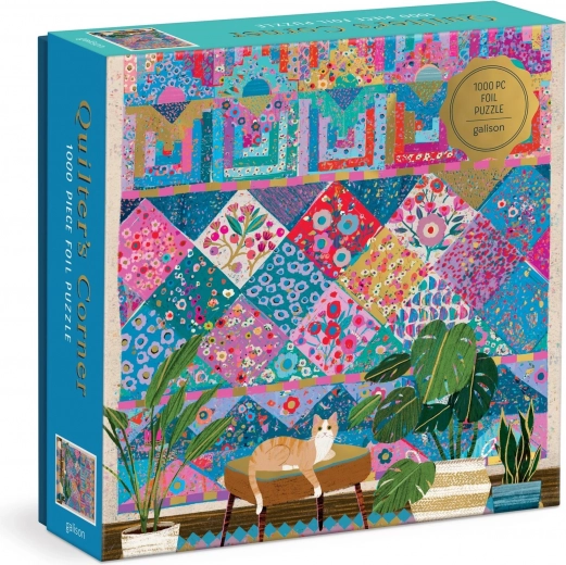 Galison Puzzle Patchworkowy Kącik 1000 Części