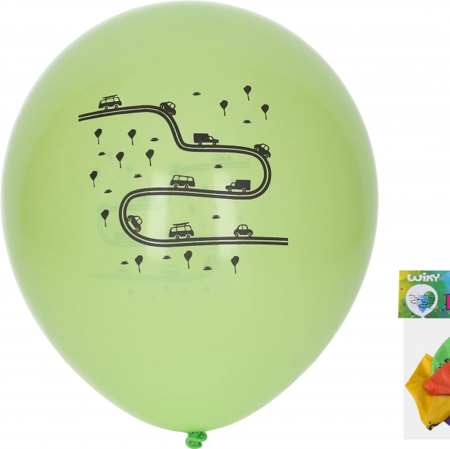 Balony do nadmuchiwania 30 cm – transport, zestaw 5 szt.