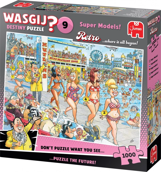 Wasgij Przeznaczenie 9: Super Modelki Puzzle 1000 Elementów