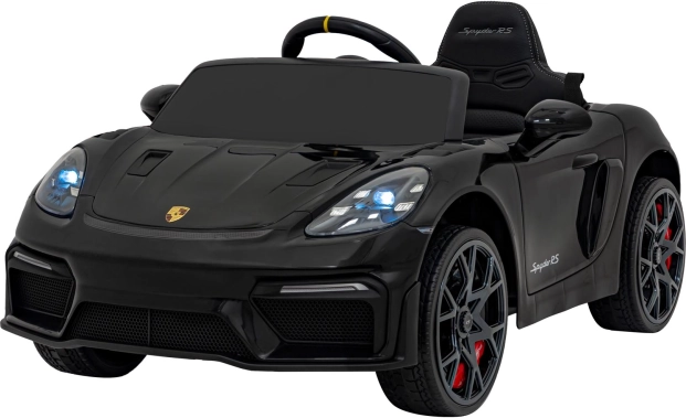 Elektryczny samochód dla dzieci Porsche 718 Spyder RS – czarny