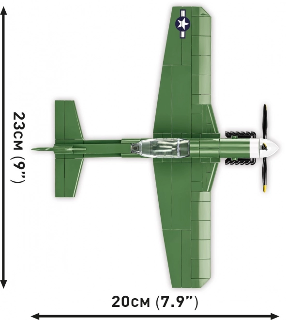 Zestaw konstrukcyjny samolotu P-51D Mustang COBI