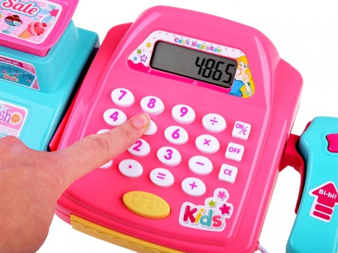 Działający kalkulator i wyświetlacz LCD