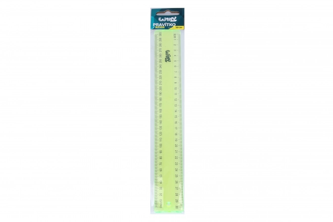 Linijka 30 cm neon