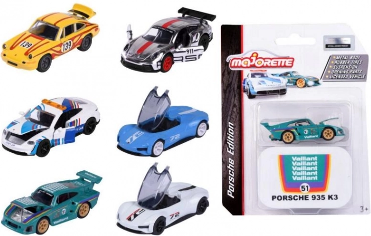 Metalowy samochodzik Porsche motorsport deluxe 1:64 z kolekcjonerskim pudełkiem