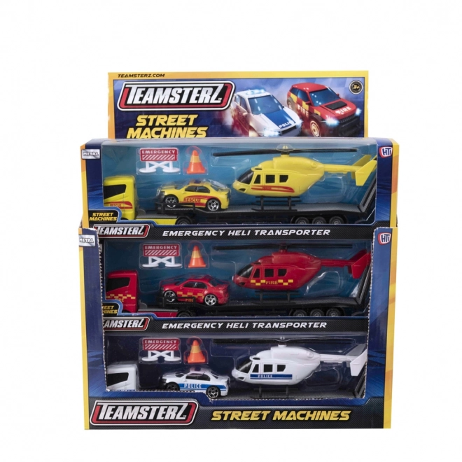 Teamsterz transport aut i helikoptera dla dzieci