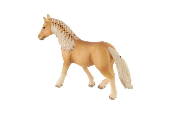 Koń domowy palomino zooted plastik 13cm w woreczku