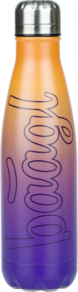 Termobutelka żółto‑fioletowa 500 ml