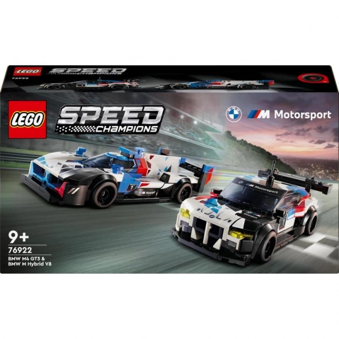 LEGO Speed Champions 76922 Wyścigowe samochody BMW M4 GT3 i BMW M Hybrid V8
