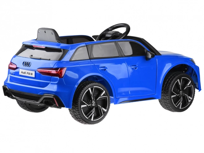 Elektryczne autko Audi RS 6 dla dzieci – czarna