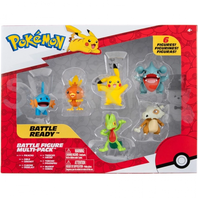 Zestaw Pokemon - 6 figurek