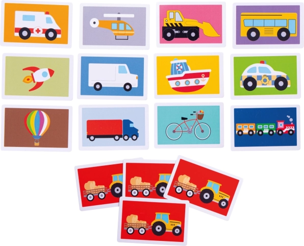 Gra karciana Snap! Transport – BIGJIGS TOYS