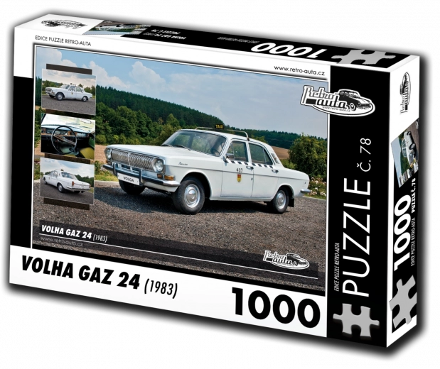 Puzzle Retro-auta Wołga GAZ 24 (1983) – 1000 elementów