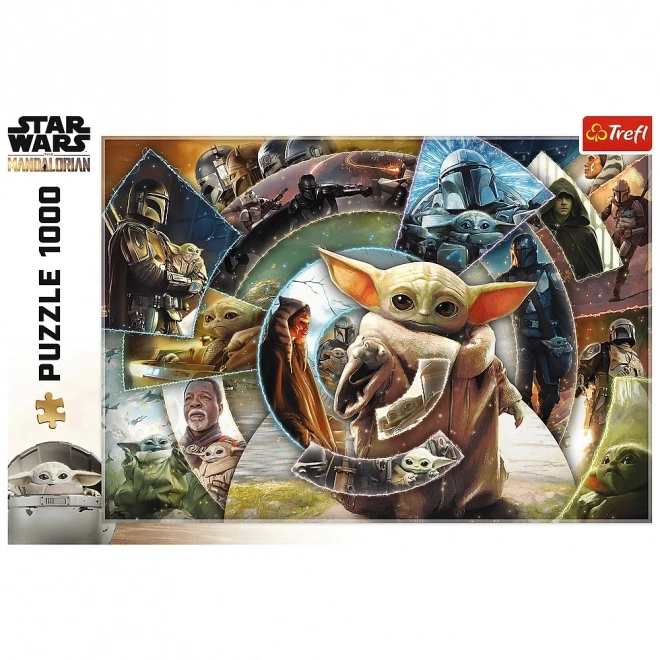 Puzzle 1000 elementów Droga Grogu