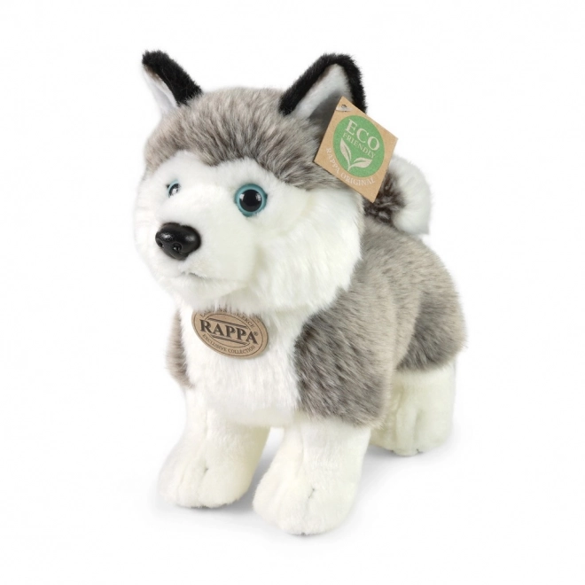 Pluszowy pies husky stojący 23 cm EKOLOGICZNY