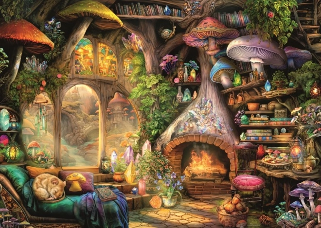 Ravensburger puzzle Grzybowa chatka 1000 elementów