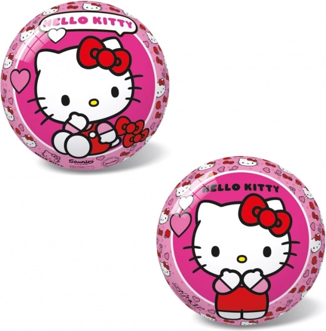 Piłka Hello Kitty różowa 23 cm