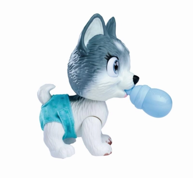 Piesek Husky Pamper Petz w wannie