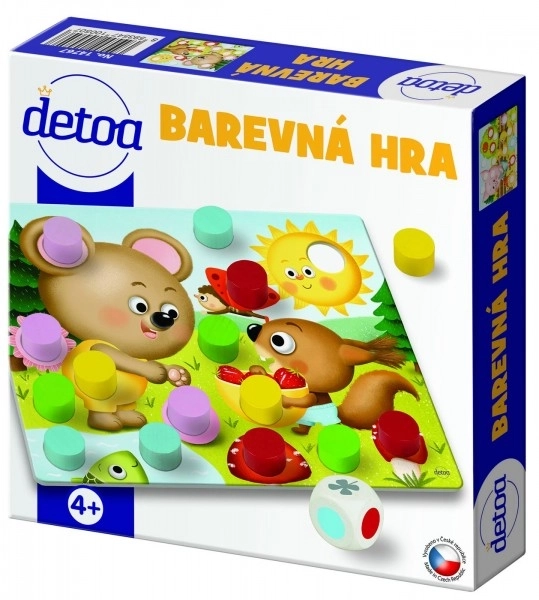 Detoa kolorowa gra planszowa dla dzieci