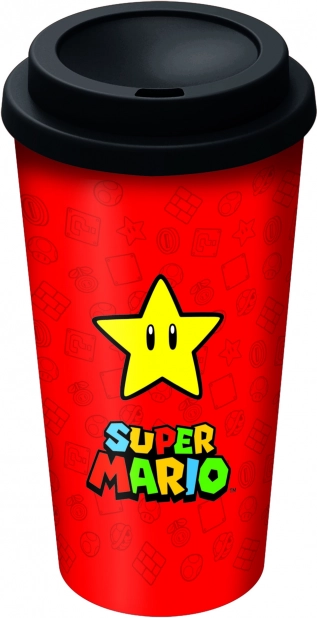 Kubek turystyczny na kawę Super Mario 520 ml