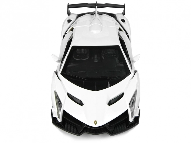 Zdalnie sterowany Lamborghini Veneno Biały 2.4G zdalne sterowanie kierownicą Dźwiękowe światła