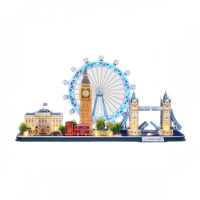 3D Puzzle City Line - Londyn z LED