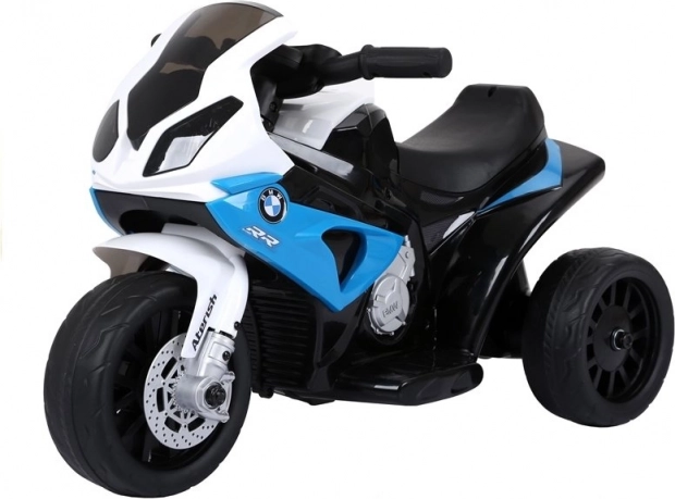Motocykl na akumulator BMW S1000RR trójkołowy niebieski