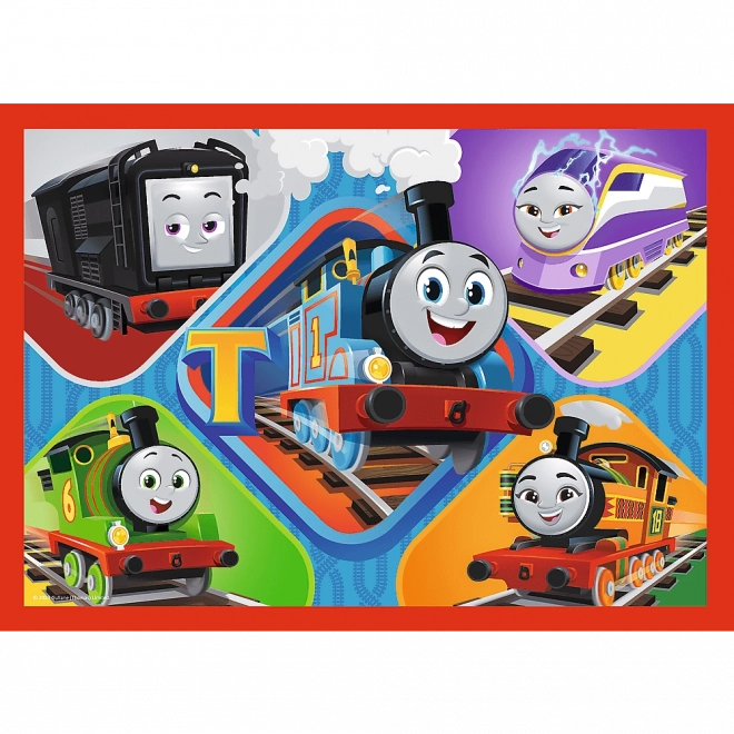 Puzzle 4w1 Odważny Tomek, Tomek i przyjaciele