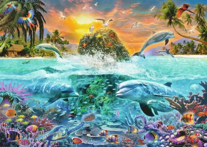 Ravensburger puzzle Podwodna wyspa 1000 elementów