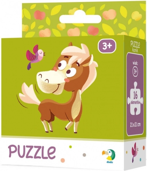 Puzzle DODO konik, 16 elementów