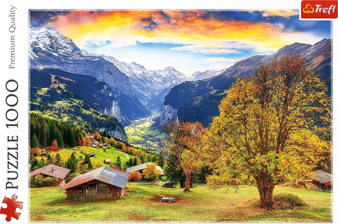 Puzzle Malownicza alpejska wioska 1000 elementów