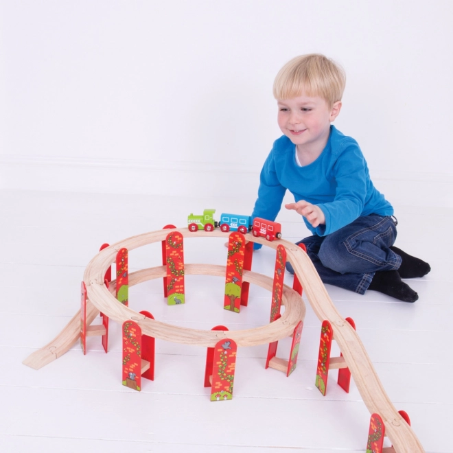 Bigjigs Rail Wielozadaniowy zestaw torów