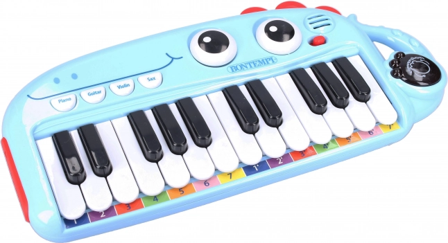Bontempi elektroniczne pianino niebieskie