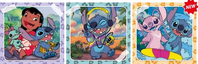 CLEMENTONI Puzzle Stitch 3x48 elementów