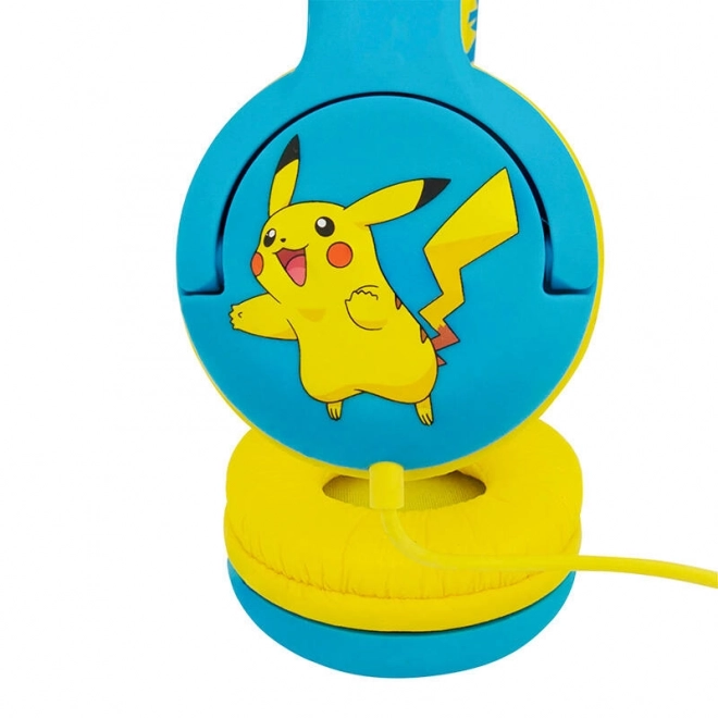Przewodowe słuchawki dla dzieci OTL Pokemon Pikachu (niebiesko-żółte)