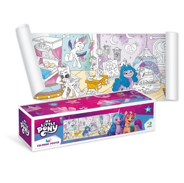 Plakat do kolorowania My Little Pony