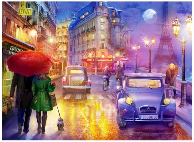 Puzzle Nocny Paryż 1000 elementów