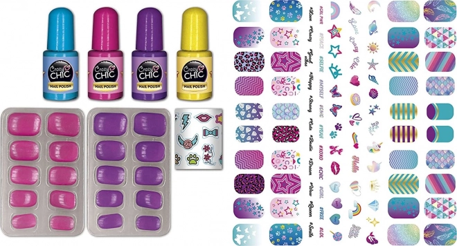 Zestaw do paznokci Crazy Chic Fluo
