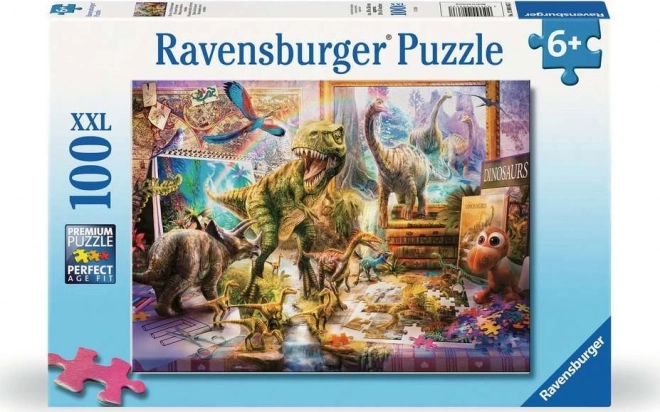 Puzzle RAVENSBURGER Dinozaury ożywają XXL 100 elementów